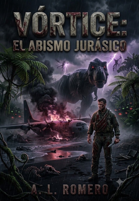 Portada de Vórtice: el abismo jurásico
